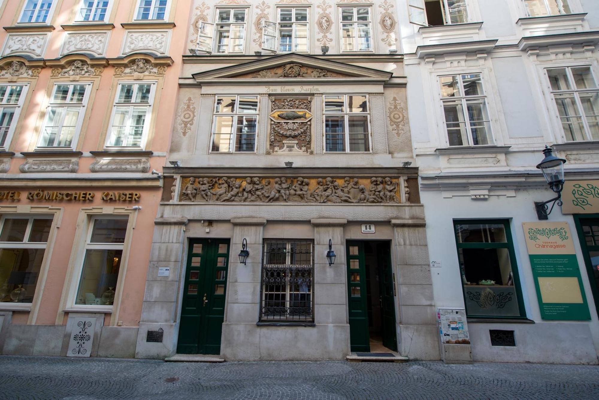 Zum Blauen Karpfen Appartement Wenen Buitenkant foto