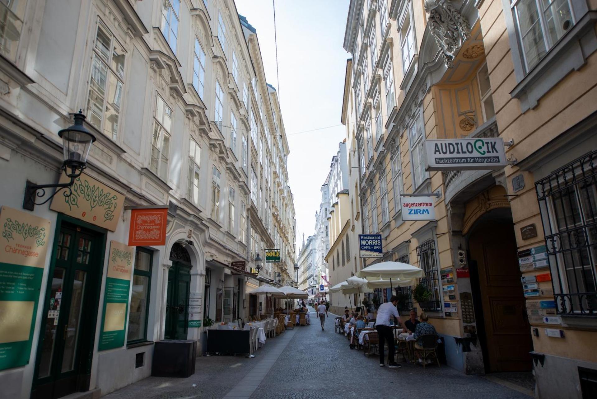 Zum Blauen Karpfen Appartement Wenen Buitenkant foto