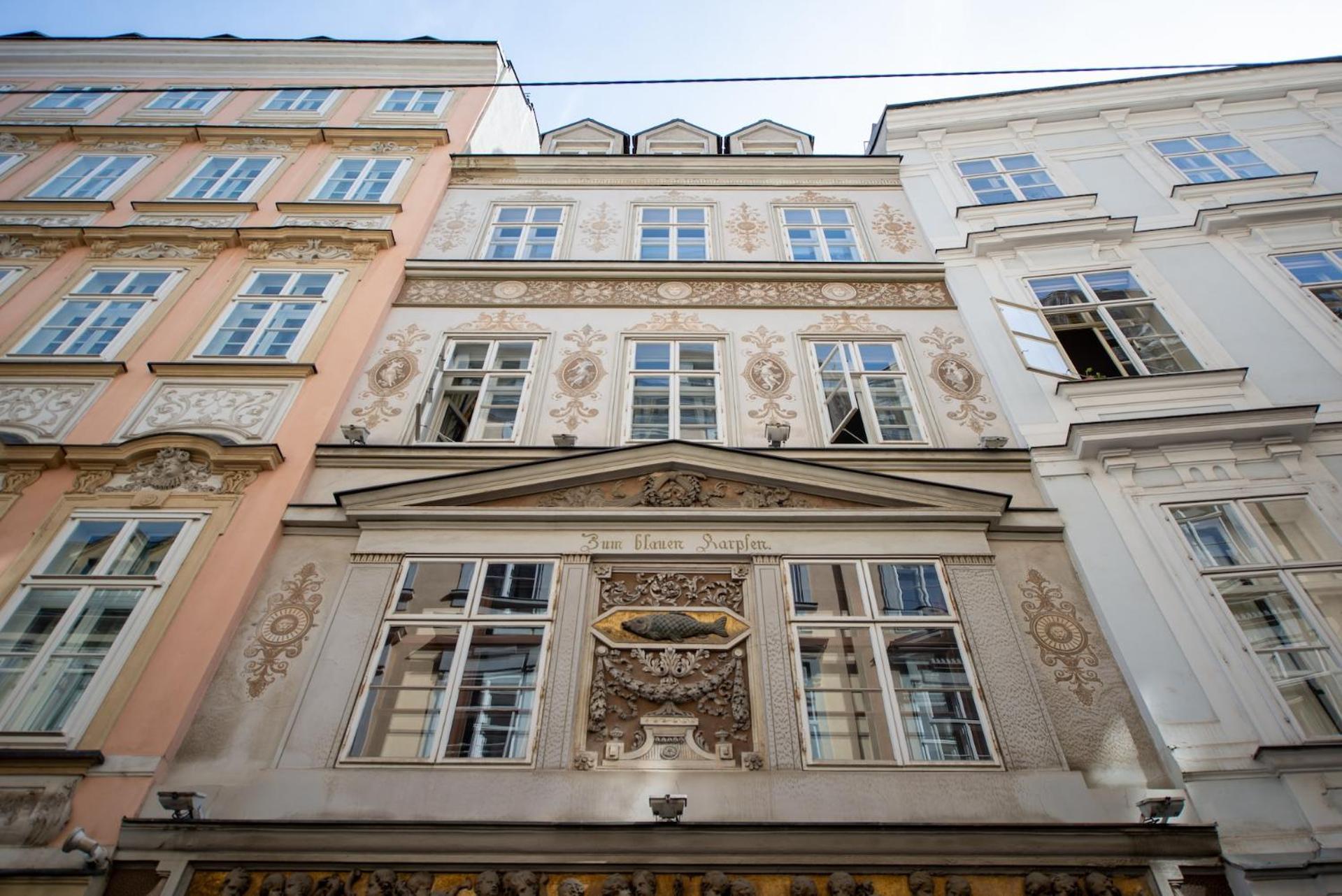 Zum Blauen Karpfen Appartement Wenen Buitenkant foto